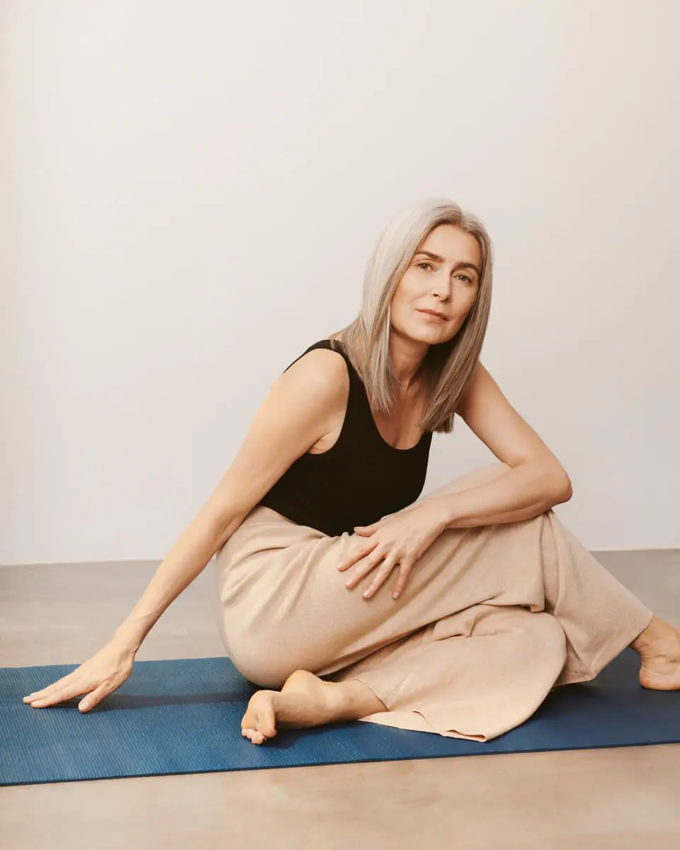 Eine Yogamatte von Lotus Design ist rutschfest